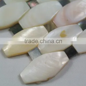 Convex Pattern Shell Mosaic Tile,bathroom Tile,seamless on Mesh thumbnail-5