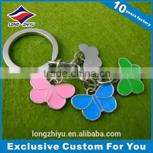Enamel Colored Key Cartoon Keychain With Your Own Design thumbnail-5