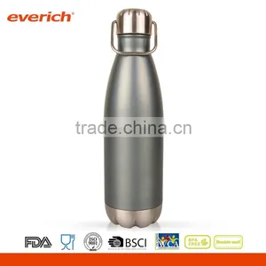 Colorful Spray Paint Double Wall Stainless Steel 27oz Cola Shaped Water Bottle With Portable Lid thumbnail-2