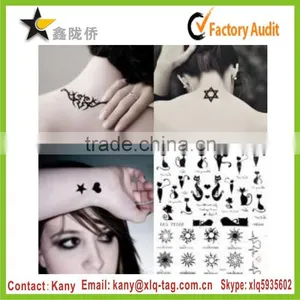 2015 Safe Non-toxic Body Art Temporary Barcode Tattoo Sticker thumbnail-1