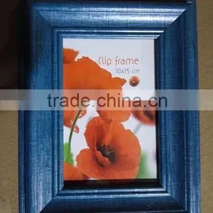 Cheap Wholesale Popular Blue ps Plastic Photo Picture Frame 4x6in 6x8in 8x10in thumbnail-1
