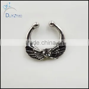 Fashion Cheap Piercing Gemmed Septum Clicker Wholesale Jewelry thumbnail-1