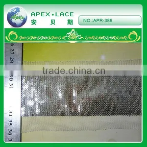 Net Fabric With Sequins Tape for Clothes thumbnail-1