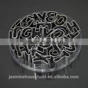 High Quality Hot Selling 26 Pcs Letters Stainless Steel Cookie Cutters thumbnail-5