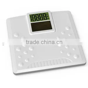Solar Weighing Scale Square ABS Plastic Digital Personal Scale Body Weighing Scale Electronic Bathroom Scale thumbnail-1