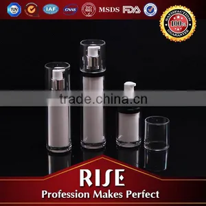 White-black Painted Airless Cosmetic Packaging thumbnail-3