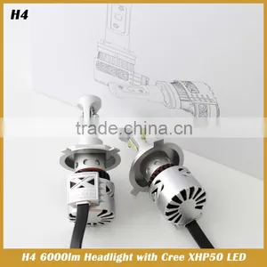 H4 9003 HB2 6000lm Headlight With XHP50 LED Car Head Lamp Styling thumbnail-3