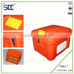 60L Insulated Food Delivery Rear Box, for Motorcycle/scooter Bicycle thumbnail-1