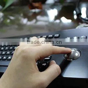 Black Titanium Embedded Keyboard Led With Track Ball thumbnail-5