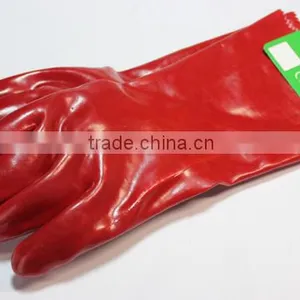 15 Inch Red Pvc Household Gloves Industrial Gloves thumbnail-5