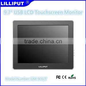 Ultra Slim 9.7" USB Touch Screen Monitor For IPad HDMI SYNC Output Display thumbnail-1