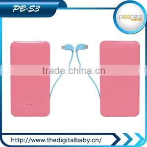 Newest Private Model Mobile Phone Power Bank 5000mah thumbnail-2