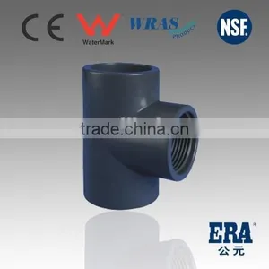 PVC Pressure Pipe Fitting Reducing Tee for Drinking Water Supply DIN8063 PN16 thumbnail-2