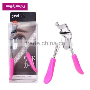 2016 Hot Sale Coloful Plastic Handle Covered Metal Eyelash Curler thumbnail-1