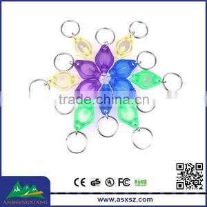 395-400nm Custom Keychain Maker UV Light Promotional Led Light Keychain thumbnail-1