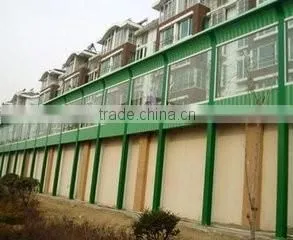 Aluminum Alloy Metal Sound Barriers Noise Barrier Road Barrier thumbnail-2