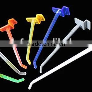 Wholesale Product Colorful Plastic Security Lock Slatwall Display Hooks Clothing Hook for Supermarket thumbnail-2
