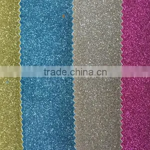Shinny Glitter Polyurethan Synthetic PU Leather With TC Backing for Shoes Upper thumbnail-6