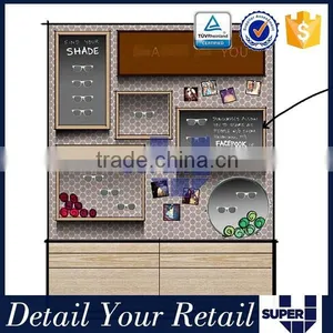 New Design Vintage Wooden Sunglasses Wall Displays for Retail thumbnail-3