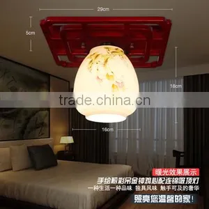 Fancy Ceiling Lights for Interior Lighting Decoration Ceiling Light Wood Ceramic Lamp thumbnail-2