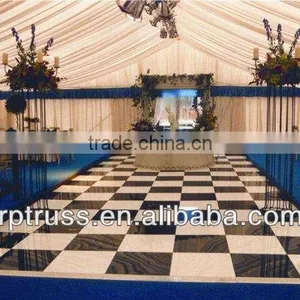 RP Low Price Black White Wooden Movable Dance Floor thumbnail-5