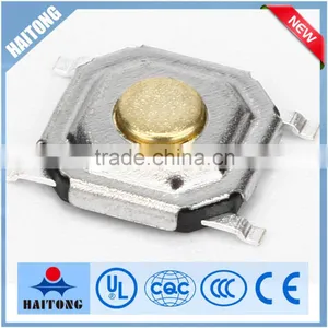 4pin Touch Switch Gold Button in the Square Tact Switch thumbnail-1