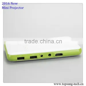Smart HD 1080P Pocket Mobile Phone Projector Android 16G RAM for Home (Lechance) thumbnail-4