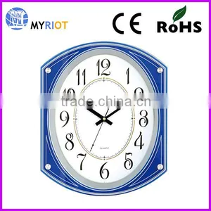 15 Inch Promotion Deluxe Oval Wall Clock thumbnail-2