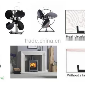 2 Blades Eco Stove Fan Stove Top Fan thumbnail-3