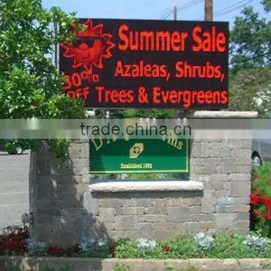 Asram 32X128pixel P7.62mm Red Green Indoor Dot Matrix Led Message Display Sign With Scrolling Moving Text thumbnail-1