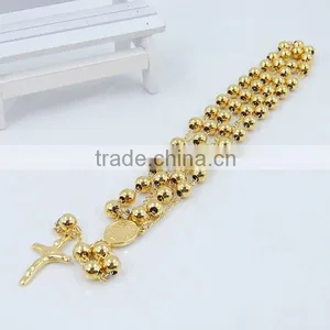 Latest Custom Design 18k Gold Plated Cross Pendant thumbnail-3
