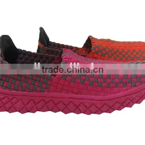 2016 Fashion Lady Woven Elastic Sport Shoe Knit Upper thumbnail-2