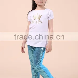 Baby Girl Gold Seaside Long Pant Lovers Designing Pants Latest Design Pants thumbnail-6