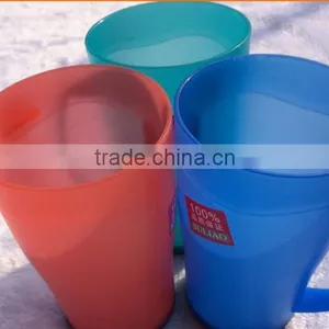Fashion Super Light Colorfulpromotional Plastic Tooth Mug ,small Volume pp Waist Cup thumbnail-3
