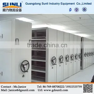 Dongguan Rack Supplier Hot Sale Steel Mobile Library Bookshelf thumbnail-1