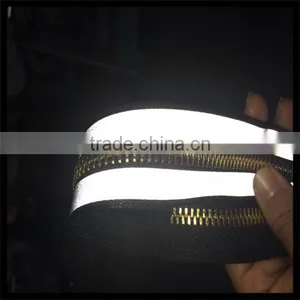 TPU Wholesale Clothing With Brass Reflective Zipper thumbnail-6