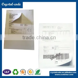 A4 Color Self Adhesive Size Barcode Label Waterproof Sticker Paper Price, Wholesale Usps Paypal 8.5x11 Shipping Label Half Sheet Quality Choice thumbnail-6