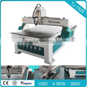 3D Wood Carving Wood Router Cnc for Furniture TJ 1325 With Stepper Motor T-slot or Vacuum Artcam thumbnail-1