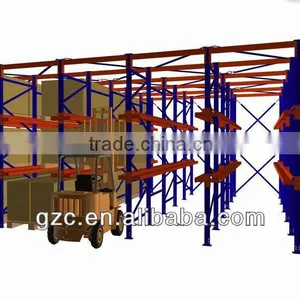 Warehouse Cold Storage High Density Steel Drive-in Pallet Racking thumbnail-1