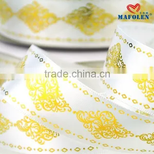 China Supply Directly Pigment Printed Craft Two Color Satin Ribbon 100%polyester thumbnail-4