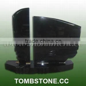 Granite Tombstone Designs, Shanxi Black Granite Tombstone thumbnail-1