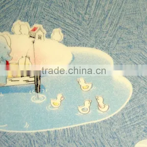 Fireproof Vinyl Flooring uv Coating Used for Kindergarten With Cartoon Design ,anti-slip thumbnail-1