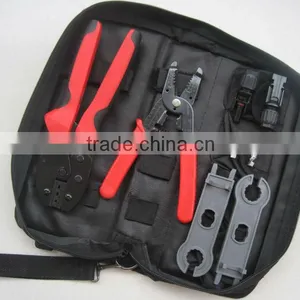 Solar MC4 Crimping Tool for MC4 Connector Solar Cable 2.5m2 4mm2 6mm2, PV Crimp Strip Cut Tools Kits AWG 14 12 10 thumbnail-1