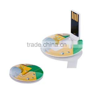 Flash Drive Usb Card Pendrive, Flip Card Usb Flash Drive With Keychain, Promotion Thumbdrive Usb Card With Full Color Printing thumbnail-3