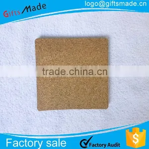 Customized Printed Logo Square Mdf Cork Coaster thumbnail-4