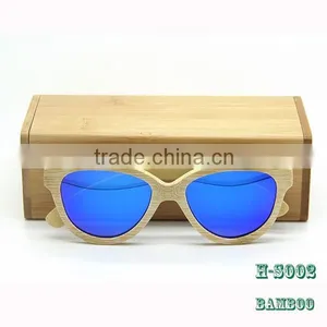 2016 Wood Designer Bamboo Sunglasses With Polarized Lens thumbnail-6