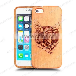 Wood Bamboo Phone Case For Iphone 5 Cover Phone Accessory thumbnail-2