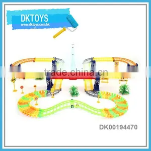 Colorful Giant Musical High Bridge Electric Automatic Car Creative Vision Road Kids Toys thumbnail-1