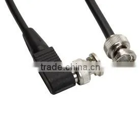 BNC Male to BNC Right Angle Male (RG174) 50 Ohm Coaxial Cable Assembly thumbnail-5