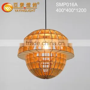 Modern Minimalist Dining Room LED Lamps, Wood Pendant Light Modern Pendant Led Lamp thumbnail-1